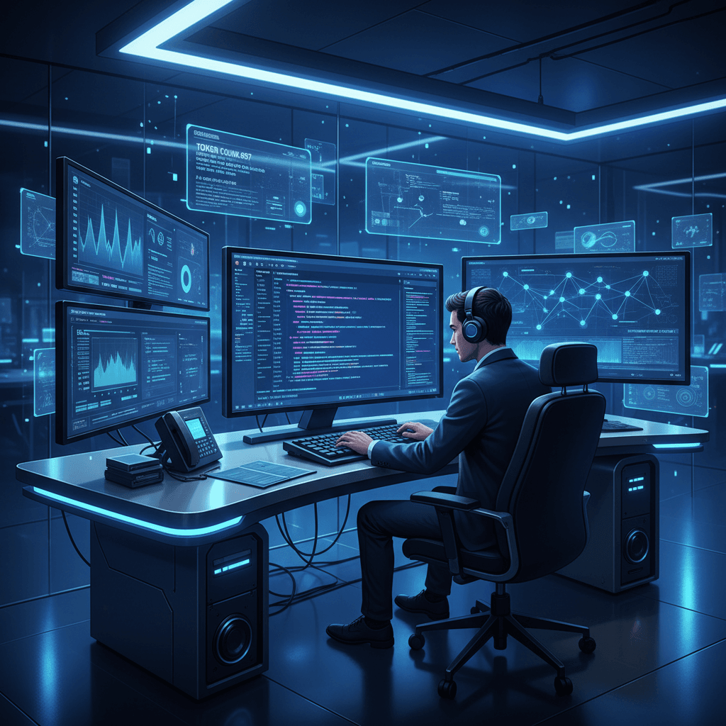 Developer Optimizing Token Usage