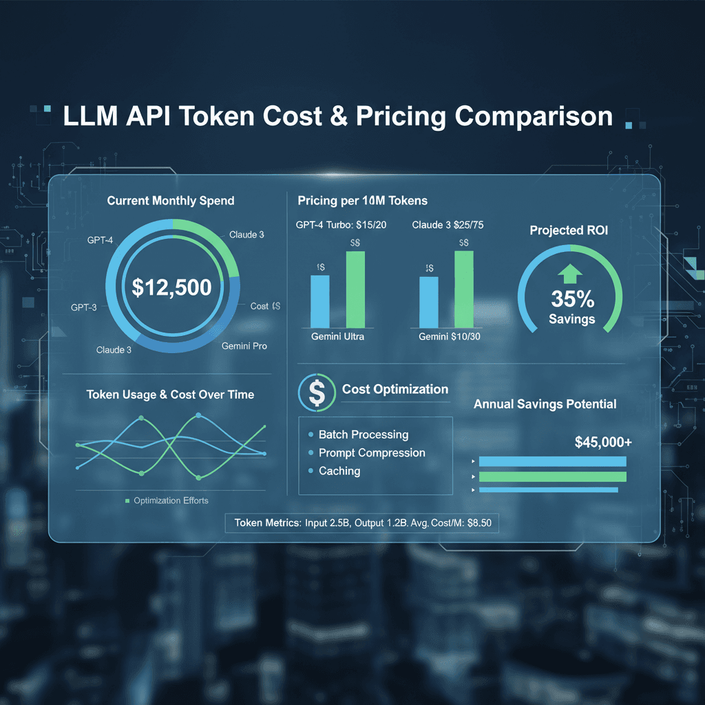 LLM API Token Costs and Pricing Analysis